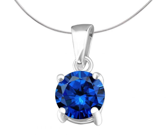 Sterling Silver Birthstones Pendant Necklace