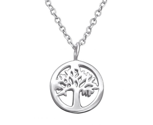 Kids Sterling Silver Tree of Life Pendant