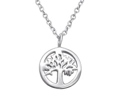 Kids Sterling Silver Tree of Life Pendant