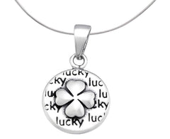 Silver Clover Pendant