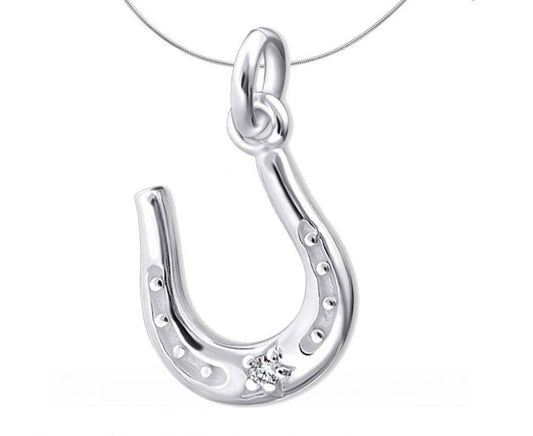 Silver Horse Shoe Pendant