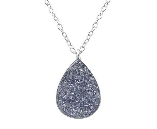 Sterling Silver Flower Opal  Necklaces