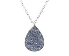 Sterling Silver Flower Opal  Necklaces