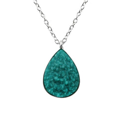 Sterling Silver Flower Opal  Necklaces