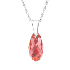 Sterling Silver Teardrop Necklace