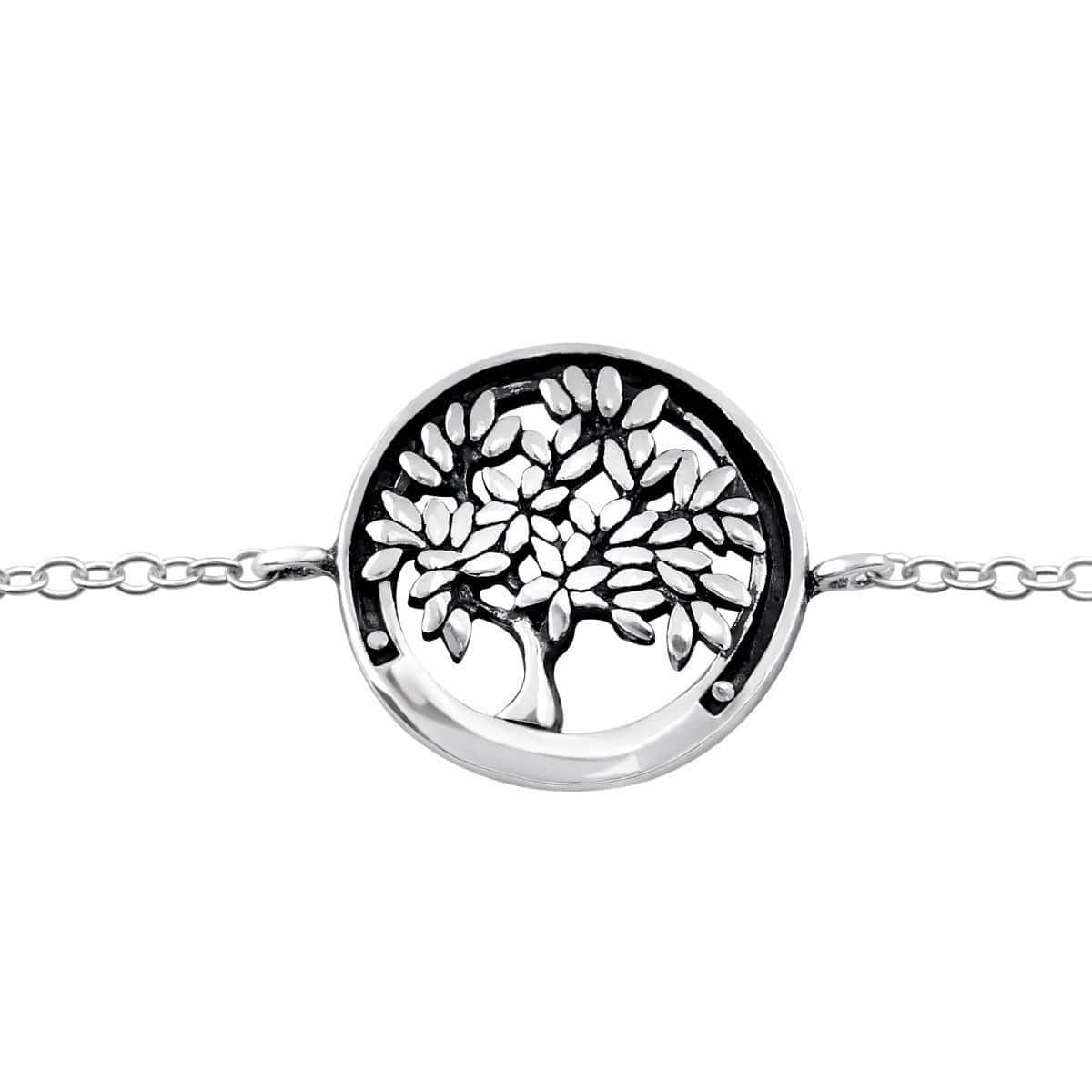 Silver Tree OF Life Bracelet