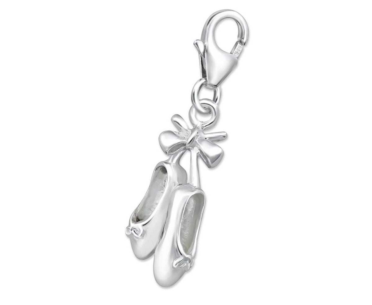 Sterling Silver Shoe Clip on Charm