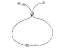 Sterling Silver Arrow Adjustable Bracelet