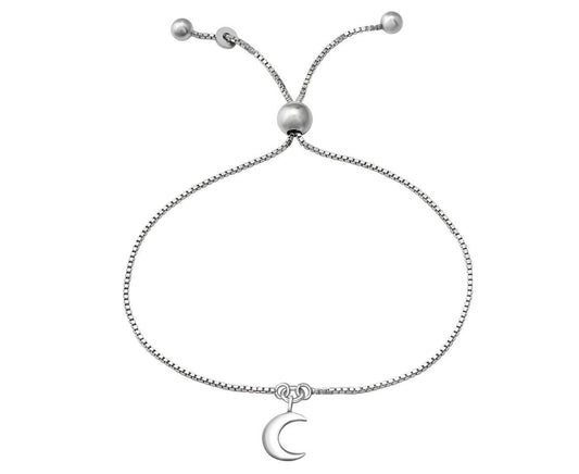 Sterling Silver Moon Bracelet