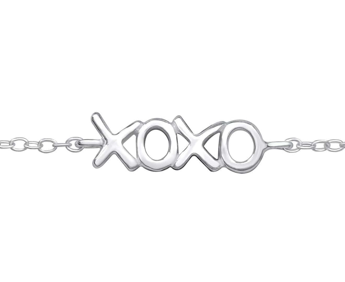 Sterling Silver Xoxo Bracelet