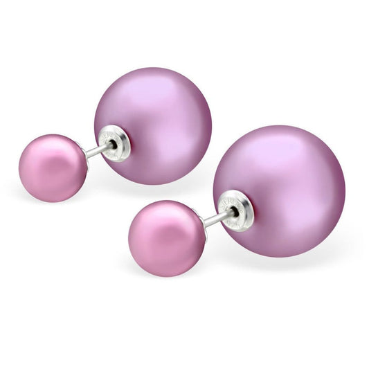 Sterling silver Pearl Stud Earrings