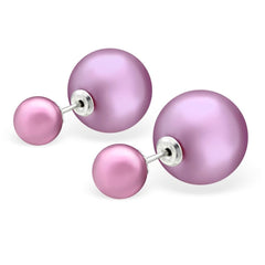 Sterling silver Pearl Stud Earrings
