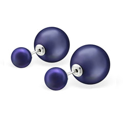 Sterling silver Pearl Stud Earrings