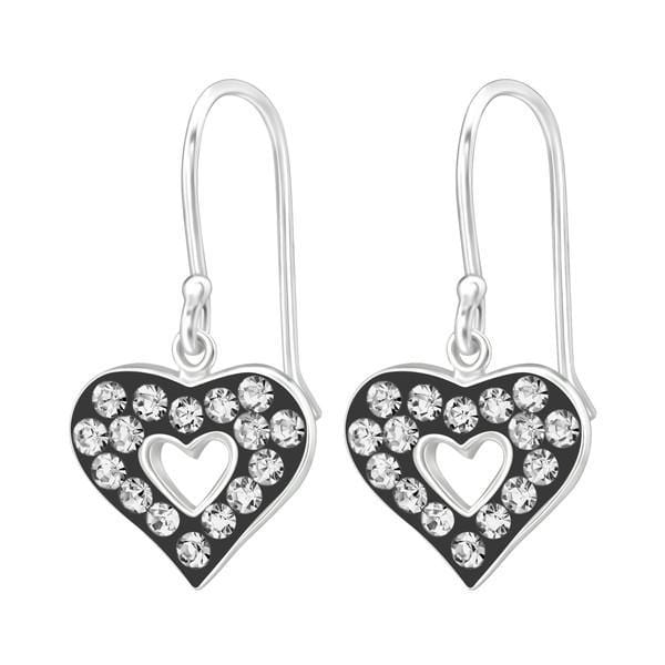 Silver Heart Earrings