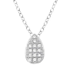 Silver Teardrop Pendant