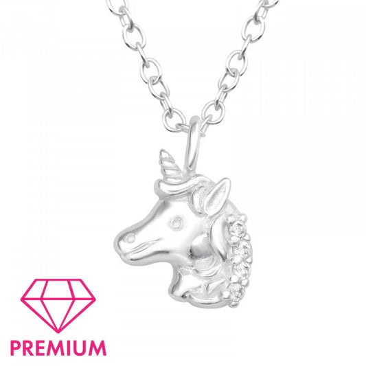 Silver Unicorn Necklace