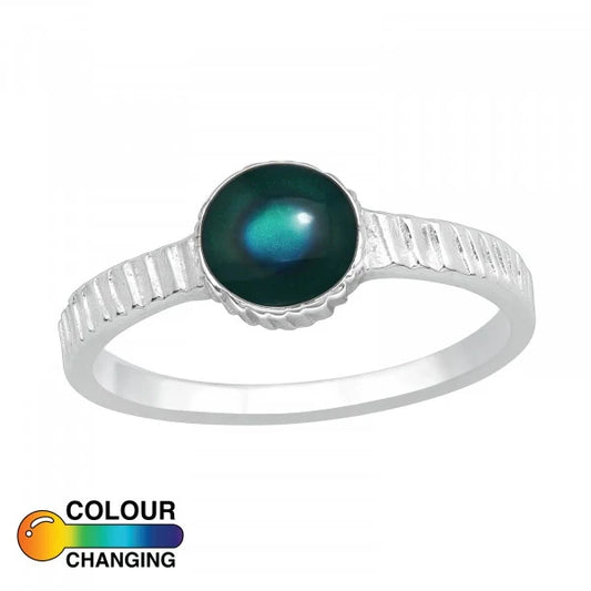 Silver Oval Mood Ring