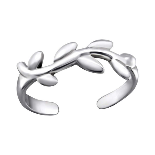 Sterling silver Vine Toe Ring