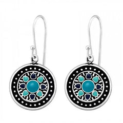 Silver Ethnic Earrings