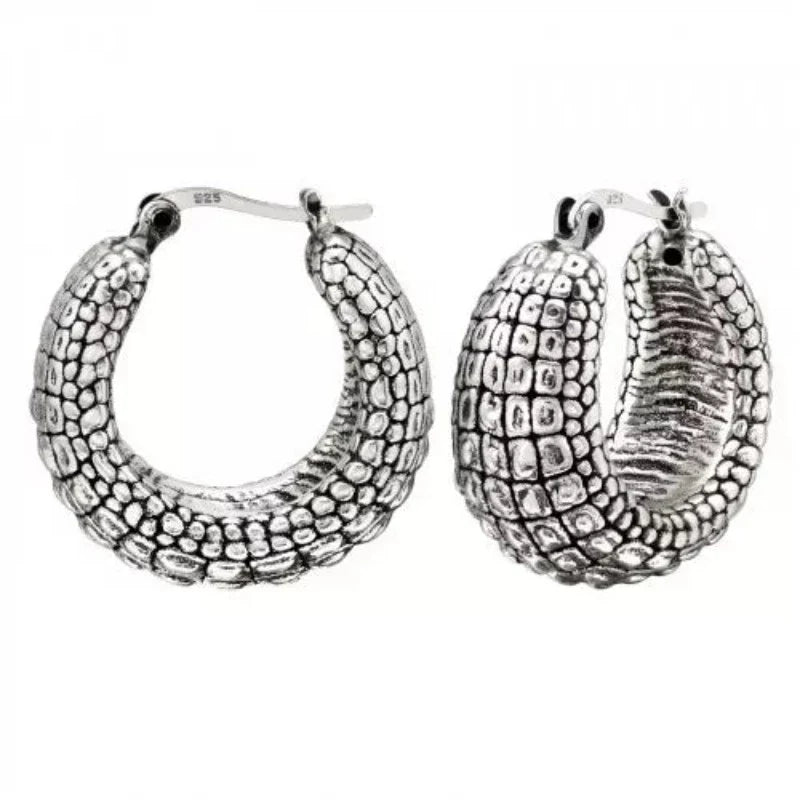 Silver Vintage Ear Hoops