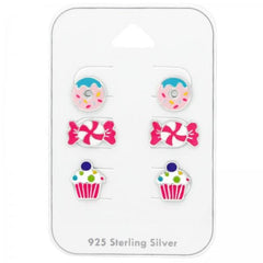 Dessert Ear Studs Set for Girls 