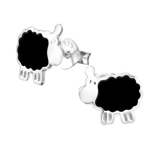 Silver Sheep Stud earrings for Girls