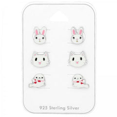 Animal Earrings Set for girls