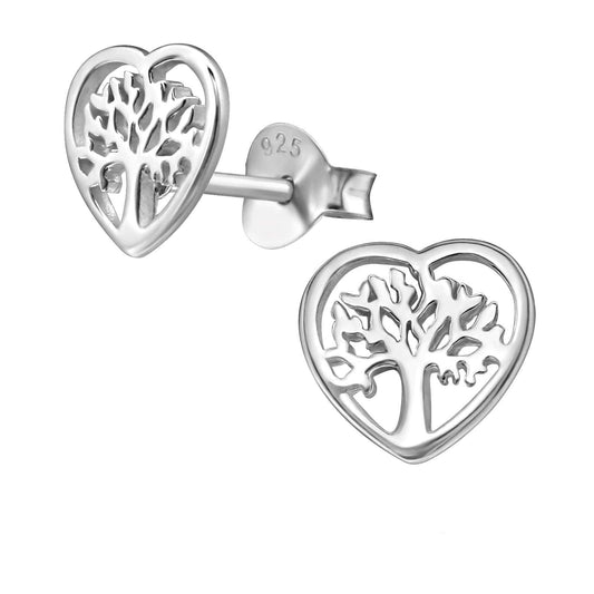 Silver Tree of Life Earrings