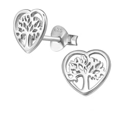 Silver Tree of Life Earrings