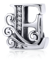 Silver Letter Charms