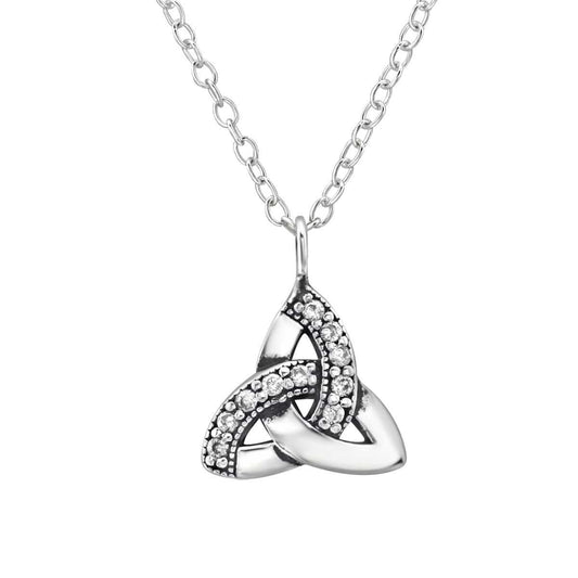 Sterling Silver Knot Celtic Necklace
