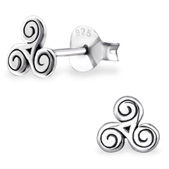 Sterling Silver Celtic Stud earrings
