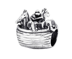 Sterling Silver Animal Boat Bead