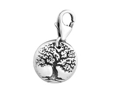Sterling Silver Tree Of Life Clip on Charm