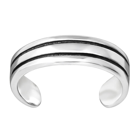 Sterling Silver Double Line Ear Cuff