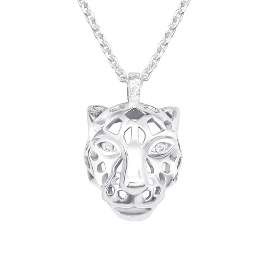 Silver Tiger Necklace