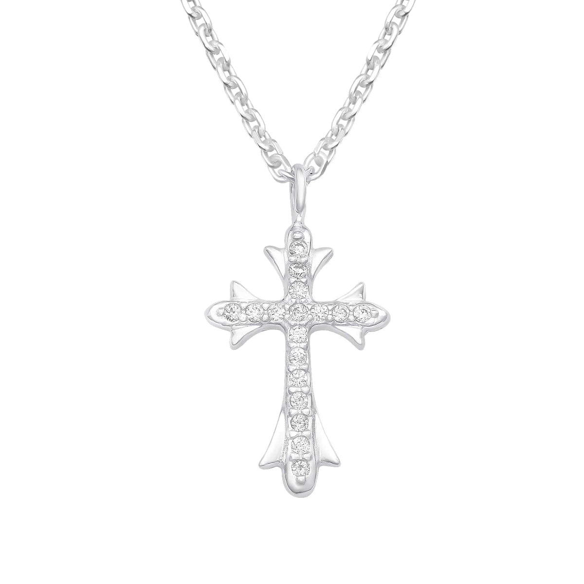 Silver Cross Necklace