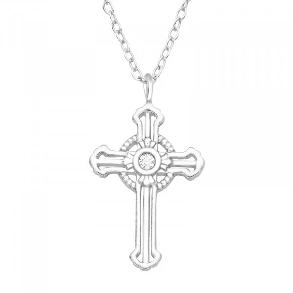 Silver Cross Necklace