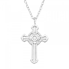 Silver Cross Necklace