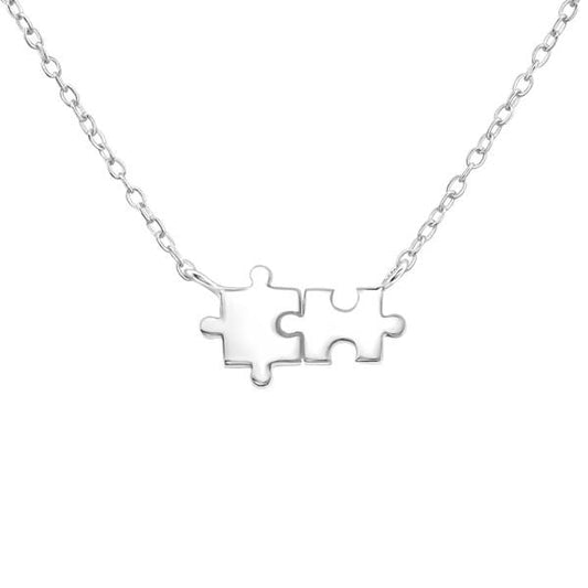 Silver Puzzle Necklace