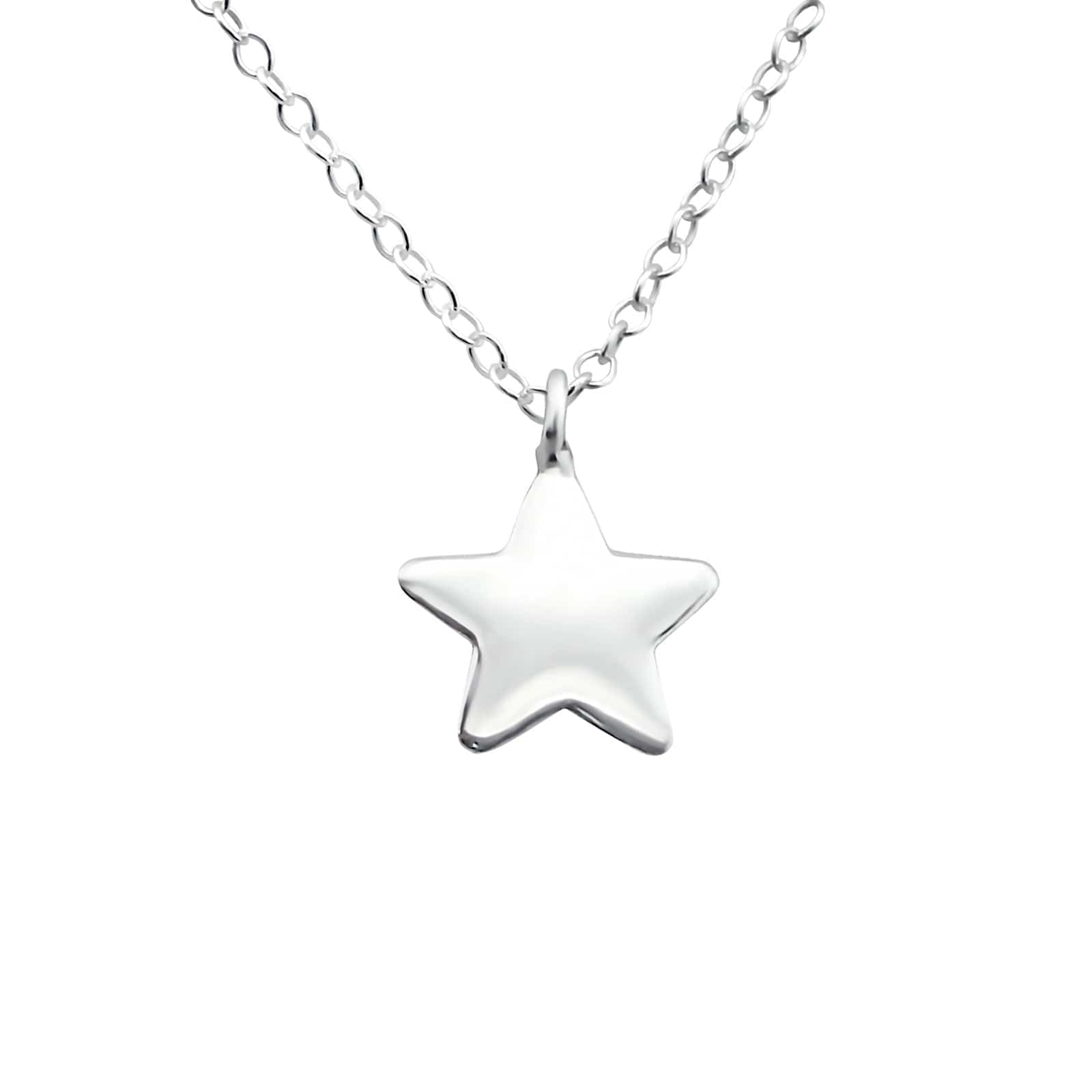 Silver Star Necklace