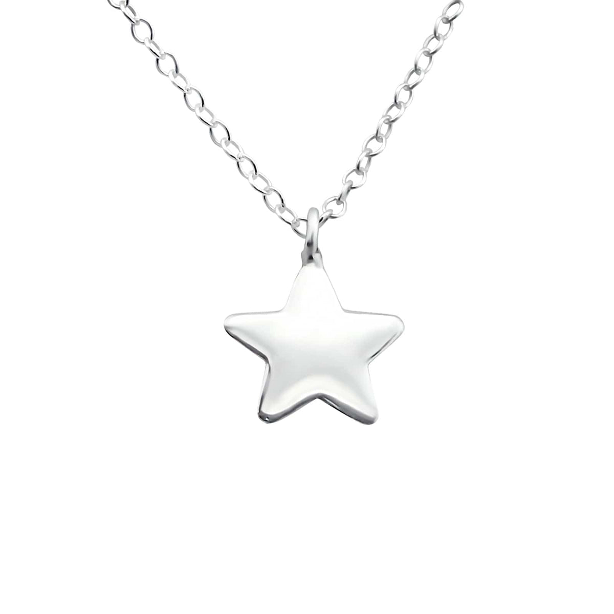 Silver Star Necklace