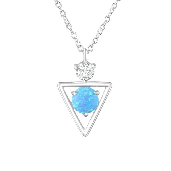 Silver Geometric Necklace