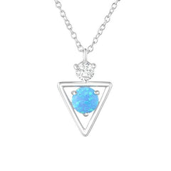 Silver Geometric Necklace