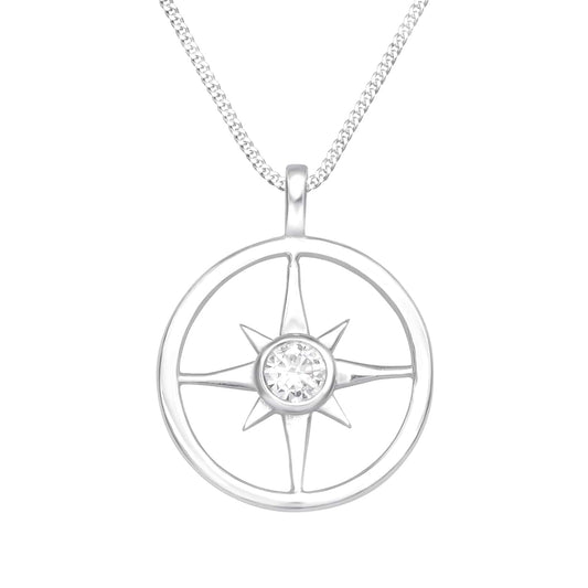 Silver Northern Star Necklace