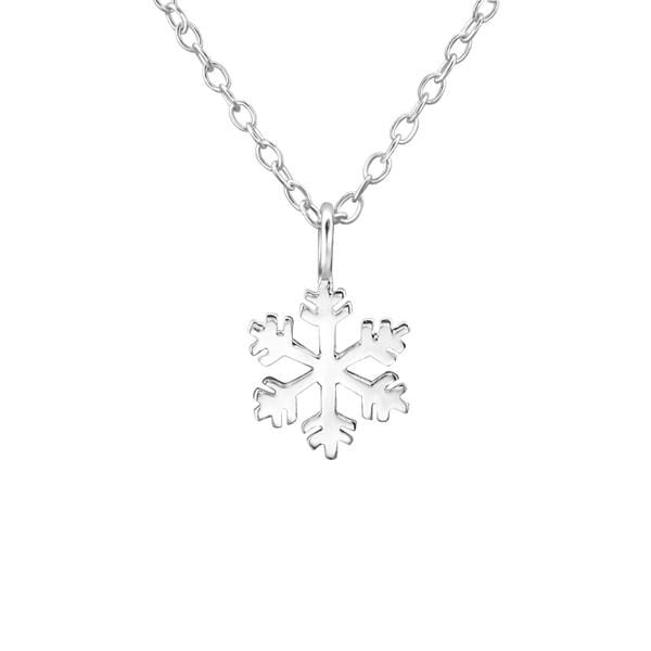 Silver Snowflake Necklace