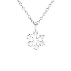 Silver Snowflake Necklace