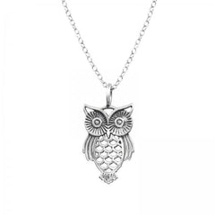 Silver Owl Necklace