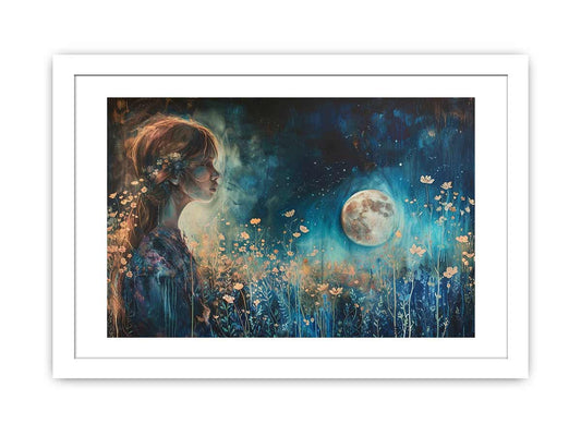 Beautiful Moon Framed Print