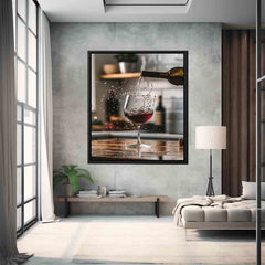 Red Wine Framed Print